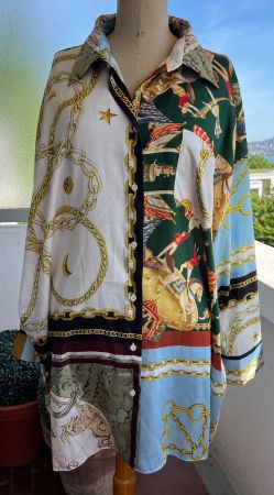 Zara, Sommerliche Longbluse/Kleid, Grösse XL
