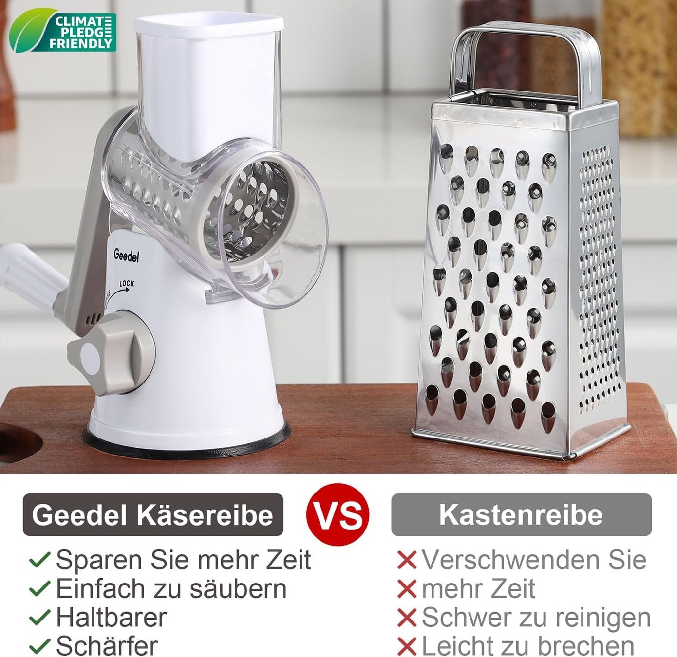 Elettrodomestici da cucina: Trommelreibe mit 5 Edelstahl Einsätzen – Nuovo e nell'imballaggio originale da St. Gallen venduto da sch_zsz7 1