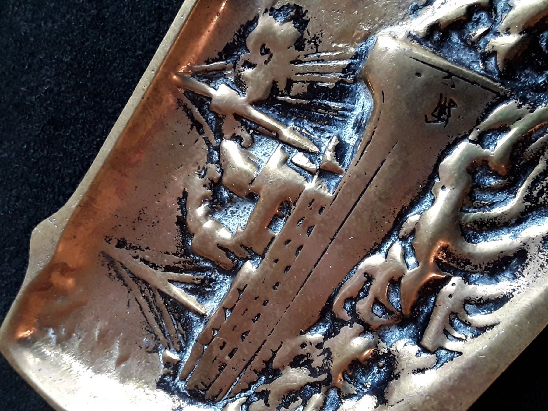 Portacenere: Bronze Aschenbecher mit Titanic? – Usato da Zürich venduto da gutsan 6
