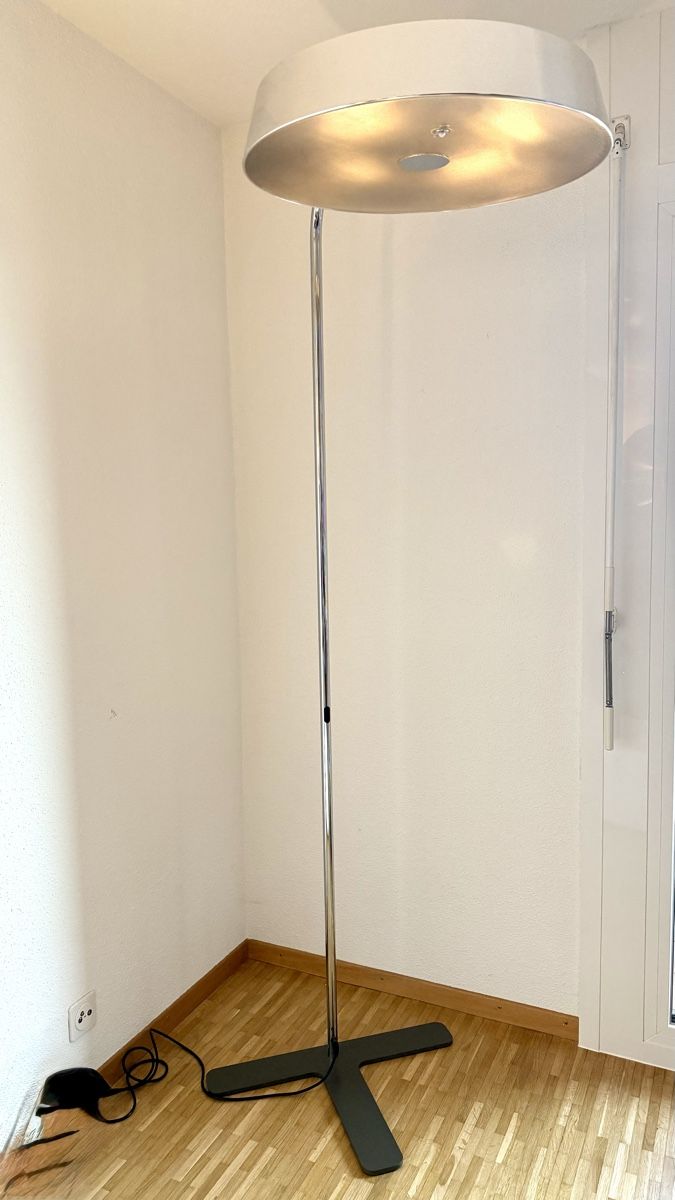 Belux Lampade: Belux Koi lampadaire chromé – Usato da Nyon venduto da stylevintage79