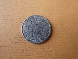 Dt. Reich 1905 E, 1/2 Silbermark