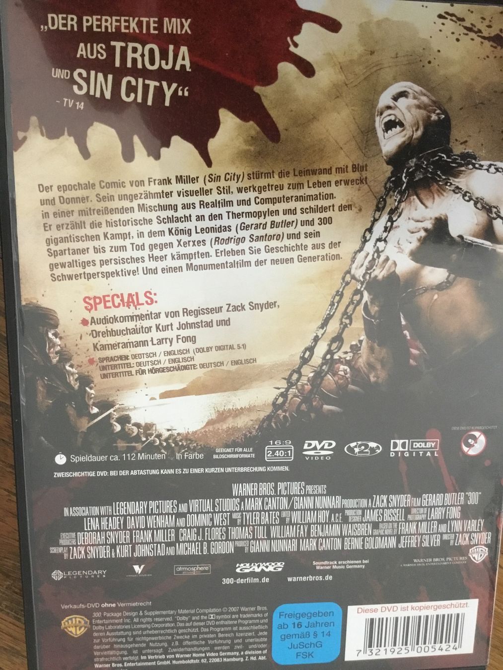 Tutti i DVDs: 300.  Zack Snyder – Usato da Thierachern venduto da sweden08 1