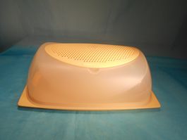 Tupperware Behälter für Käse, gross, hellgelb