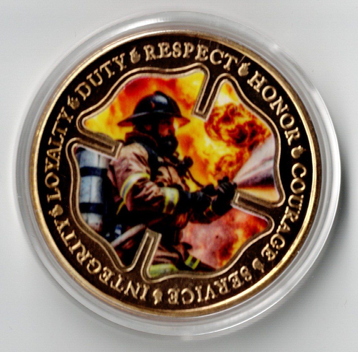 Medaglie: Fire_Rescue_Service_Integrity_Loyalty_Duty_Respect_Medaill 2 – Nuovo (secondo la descrizione) da Hombrechtikon venduto da Fraese01