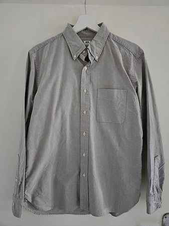 Uniqlo Oxfordhemd grau M