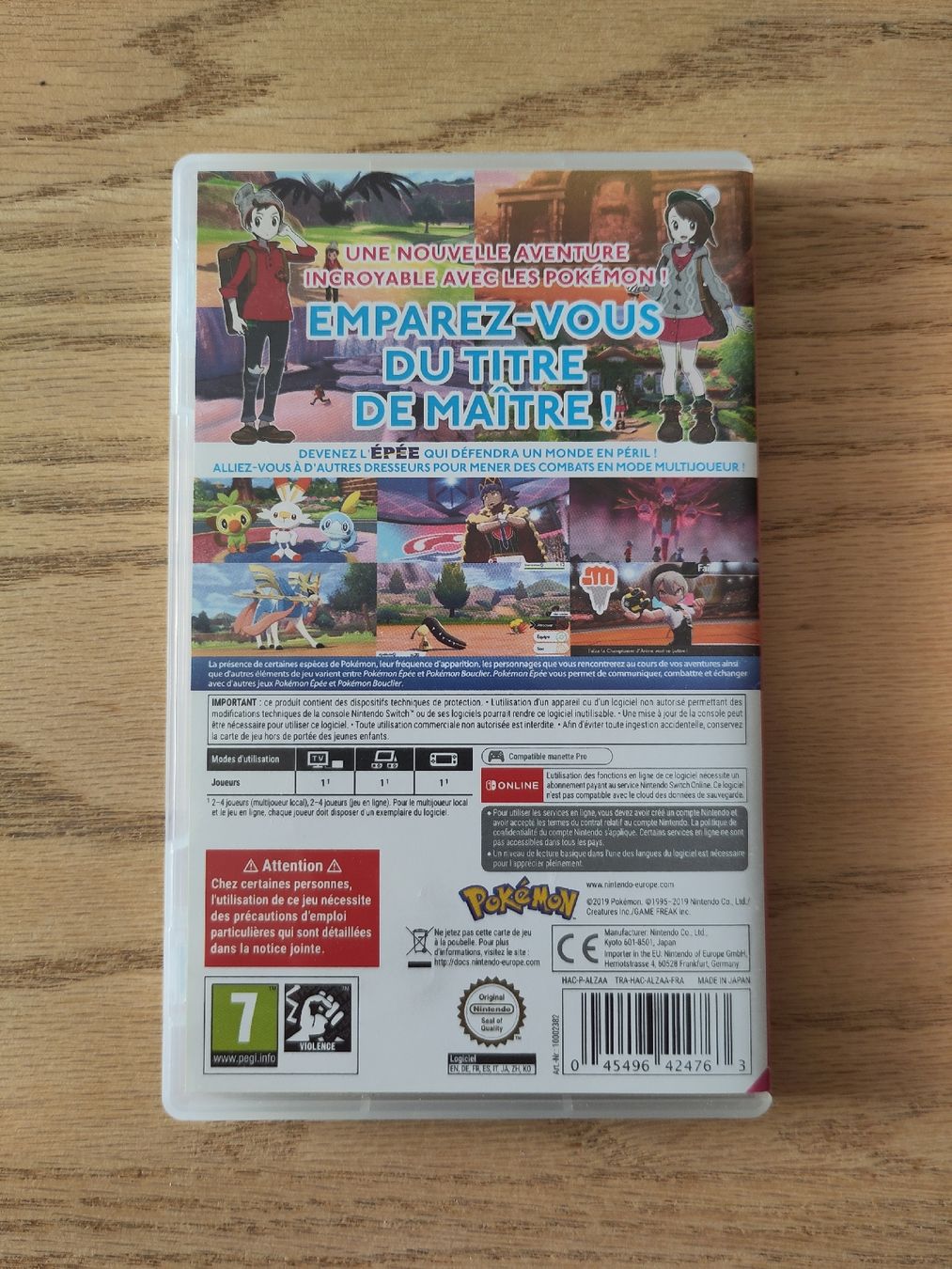 Pokémon Giochi: Nintendo Switch : Pokémon Épée – Nuovo (secondo la descrizione) da Le Sépey venduto da Ventach 1