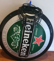Heineken Leuchtreklame rund sehr guter Zustand