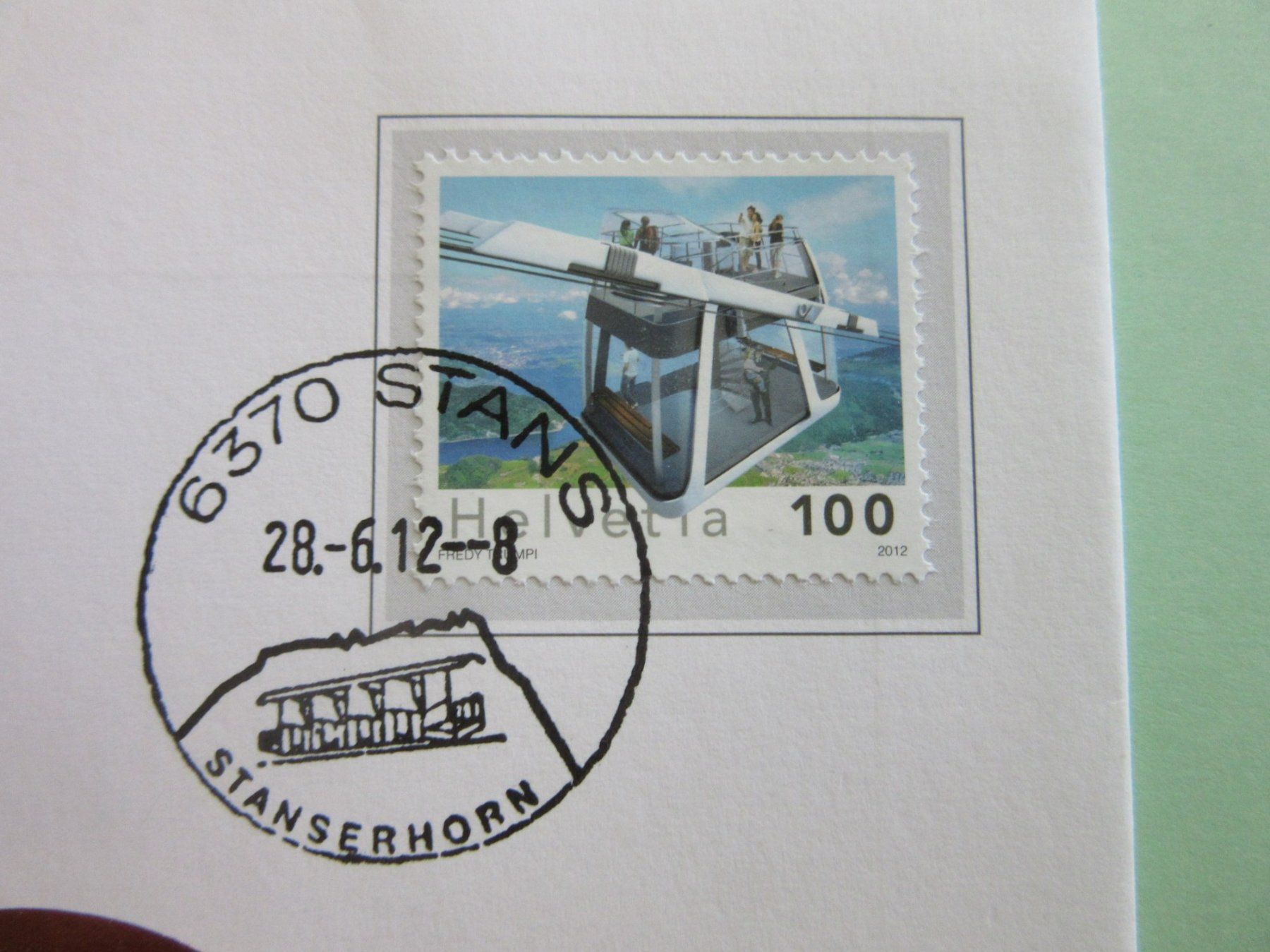 Toutes les monnaies: Numisbrief "ERSTE CABRIO-LUFTSEILBAHN DER WELT" – Neuf (Voir description) à Degersheim par Tforelle 2