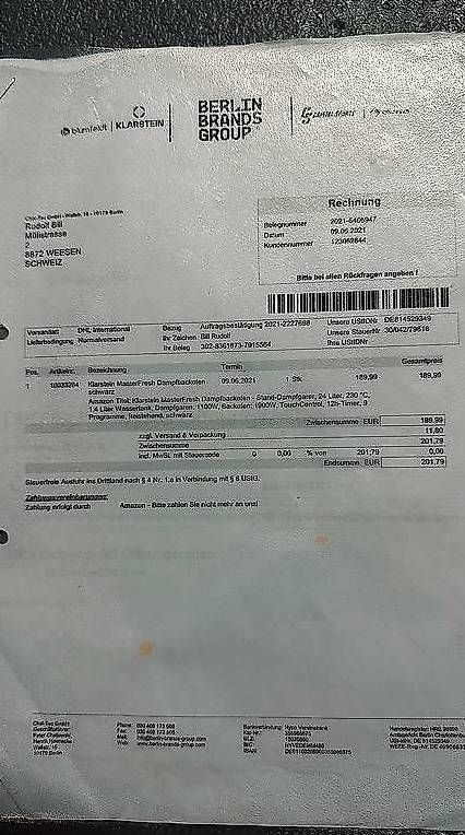 Forni: Dampfbackofen Klarstein – Usato da Sarmenstorf venduto da T.Sunl8 1