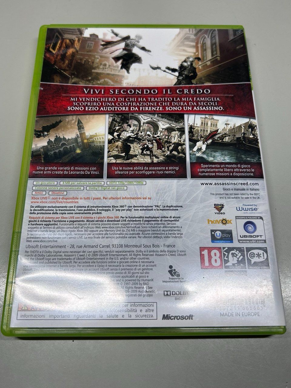 Spiele: Assassin's Creed II per Xbox 360 PAL – Gebraucht aus Giubiasco von LorisVale 1