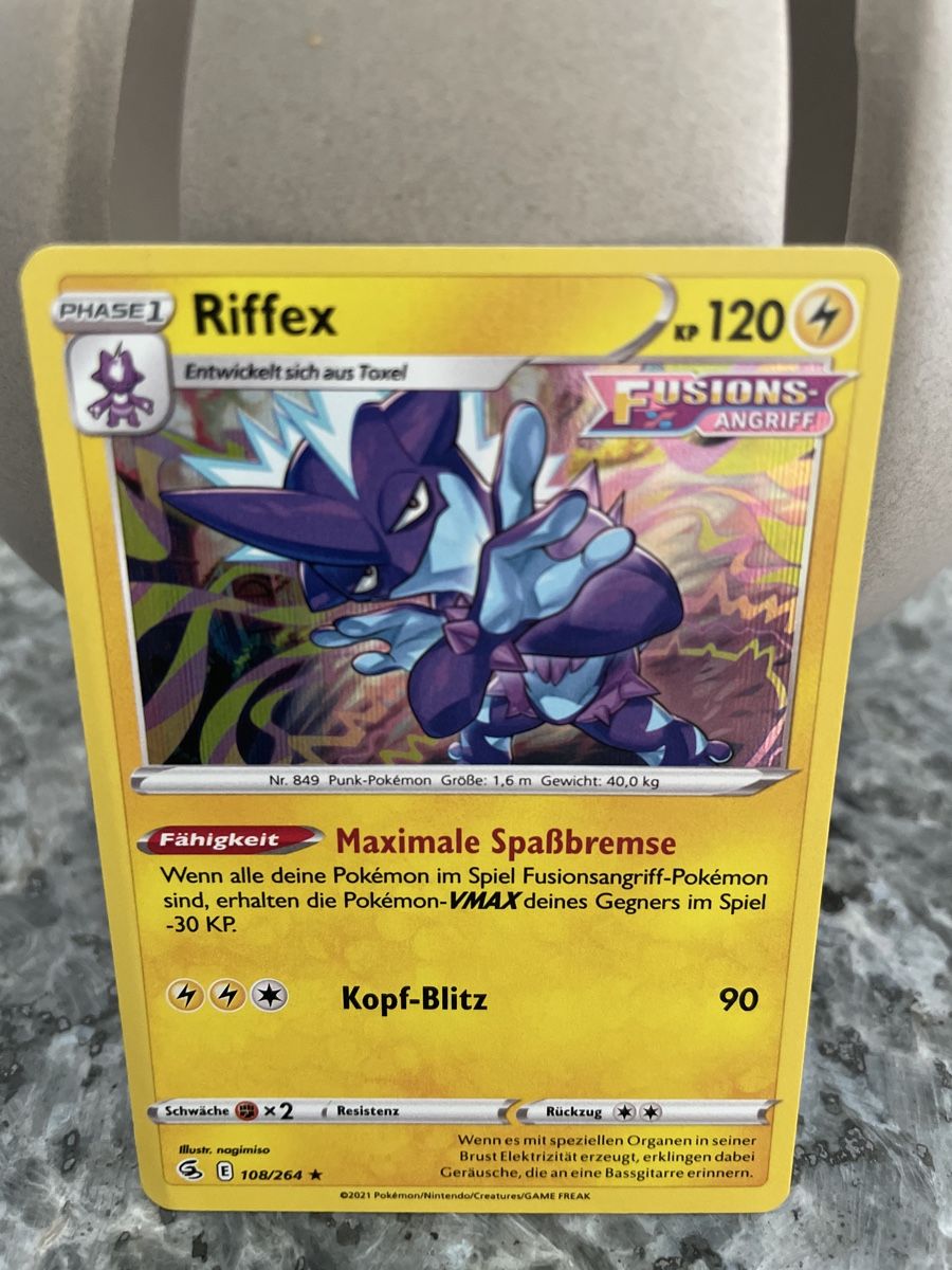 Pokémon Cartes à collectionner: Pokemon Riffex – D'occasion à Ueberstorf par Vmirco
