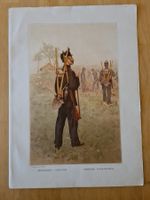 Alte Militärlithographie von 1894 > Infanterie-Pionier