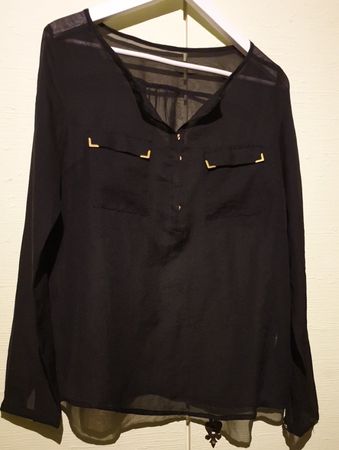 Bluse gr S Schwarz