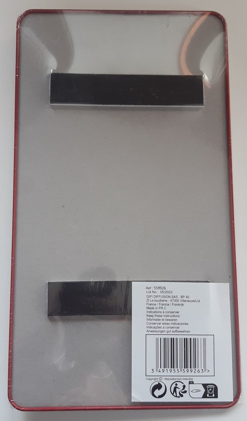 Calamite: Semainier tableau blanc aimanté - Rouge – Nuovo e nell'imballaggio originale da La Chaux-de-Fonds venduto da beasach 1