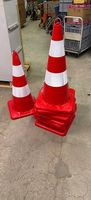 10 Stk Leitkegel 75 cm, R1A, gross, normalreflektierend