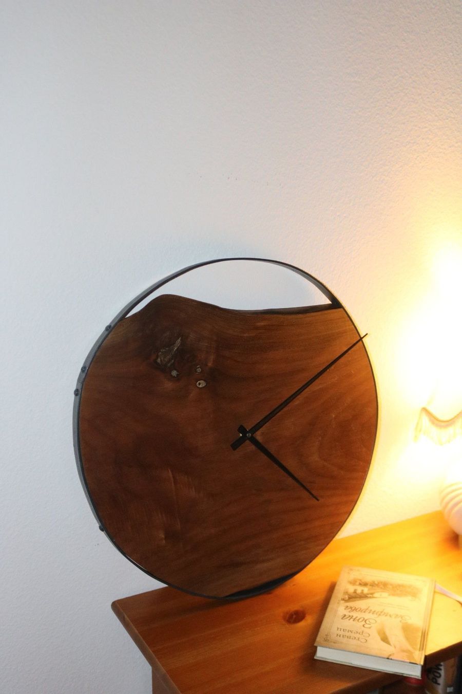 Xilografie: Wanduhr aus Holz & Metal Custom – Nuovo e nell'imballaggio originale da Zürich venduto da Miki_Schreiner 6