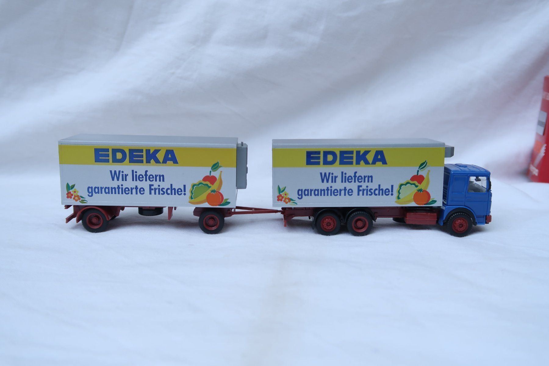 Herpa Modellini d'auto: Herpa MAN F8 Hängezug "EDEKA" – Nuovo (secondo la descrizione) da Muttenz venduto da Laeckerlihamschter 4