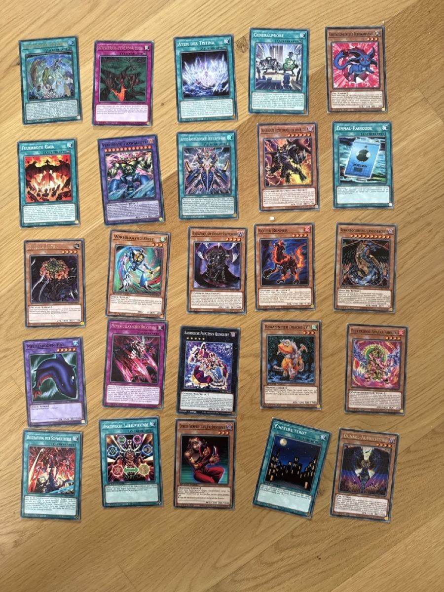 Yugioh Sammelbilder & Trading cards: 25 yugioh karten Deutsch – Gebraucht aus Dornach von s.braune