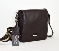Herren Tasche Messenger Bag/Echtes Leder/unisex/braun /NEU