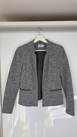 Graumelierter Blazer Grösse 36