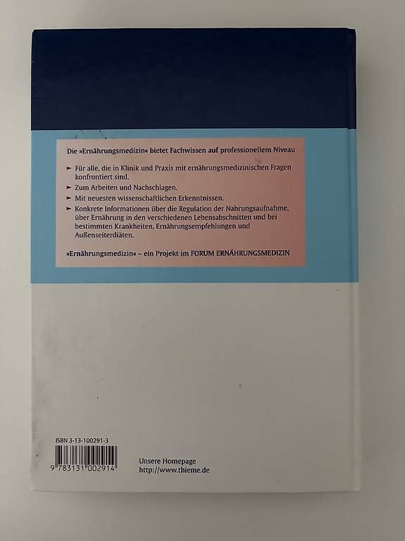Libri: Buch "Ernährungsmedizin" – Usato da Zürich venduto da James_Kr 2