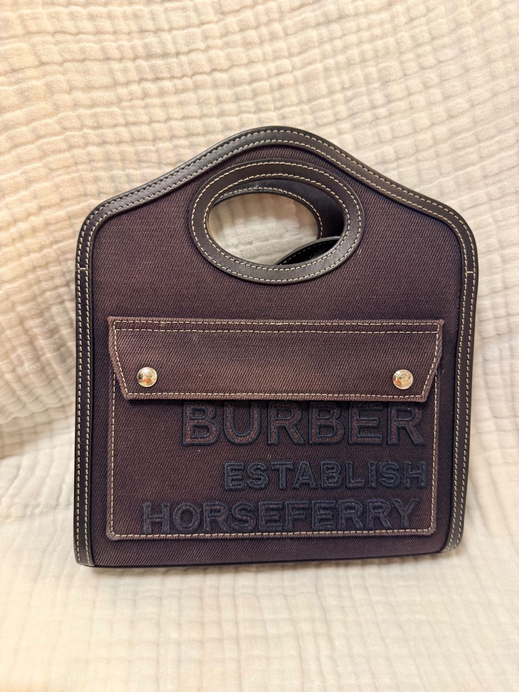 Burberry Borse: Burberry mini denim pocket bag – Usato da Urdorf venduto da van_f6fq