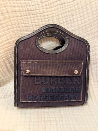 Burberry mini denim pocket bag