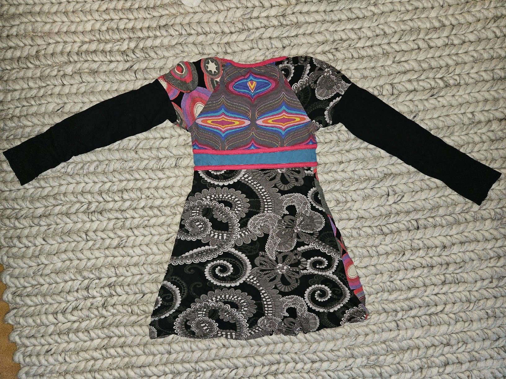 Desigual Kleider & Röcke: Desigual Kleidchen, Gr. Alter 9/10, Vogelmuster – Gebraucht aus Wettingen von Sk8ertomda 1