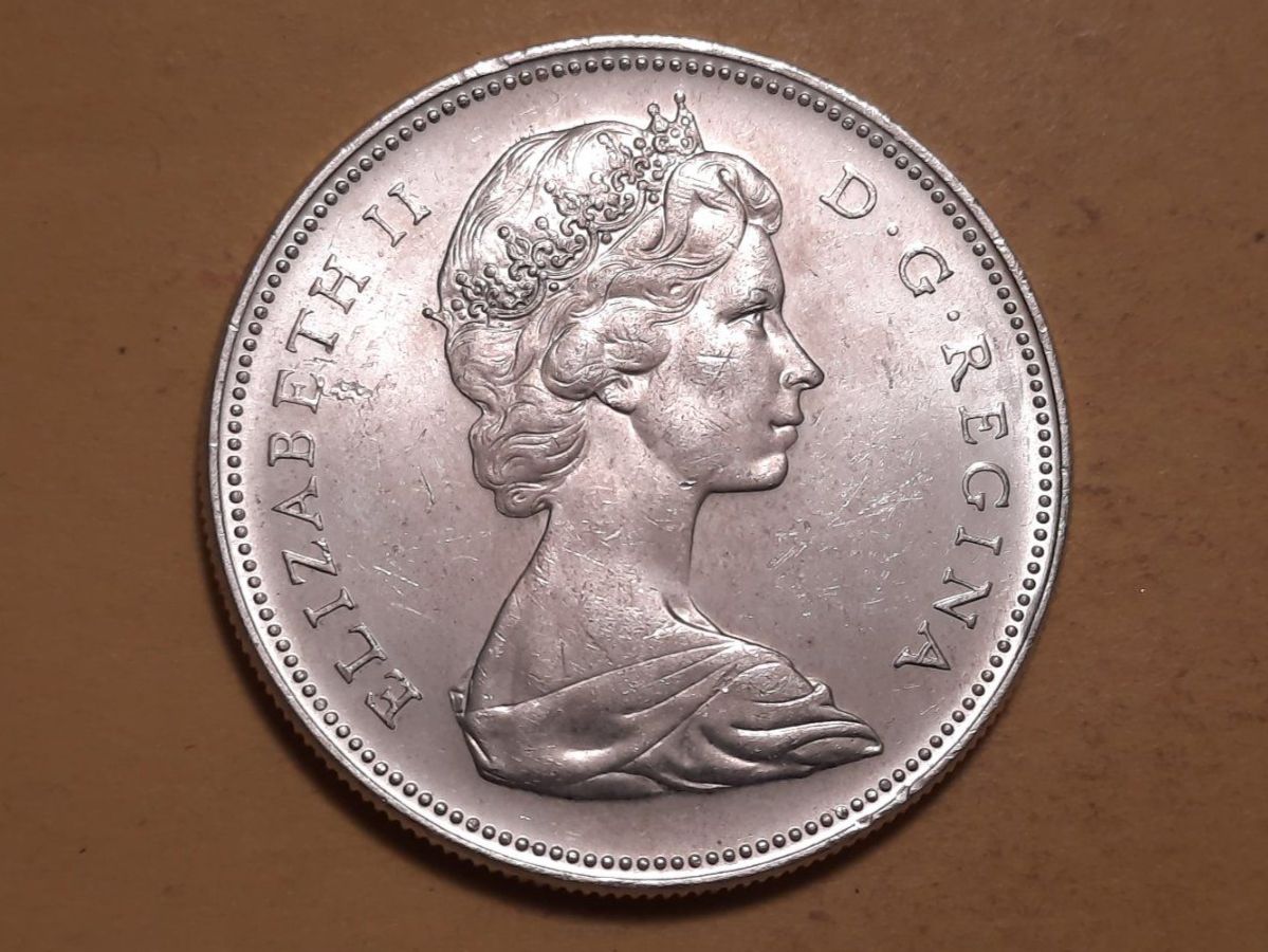 Tutti le monete: Kanada 1 Dollar "Kanu" 1966 Silber – Usato da Buchs SG venduto da numispatica 1