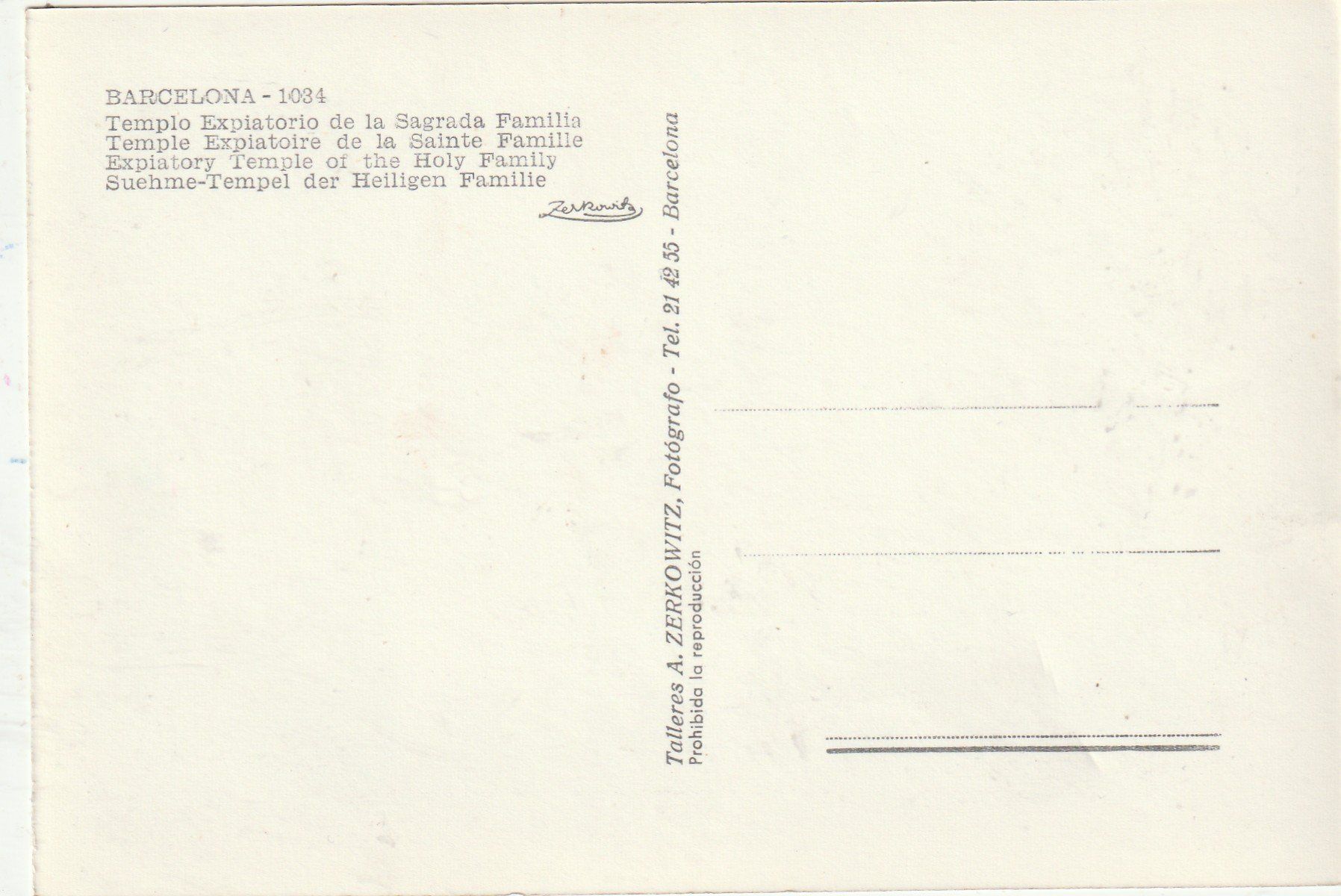 Cartoline postali: Barcelona – Usato da Lumbrein venduto da made02 1