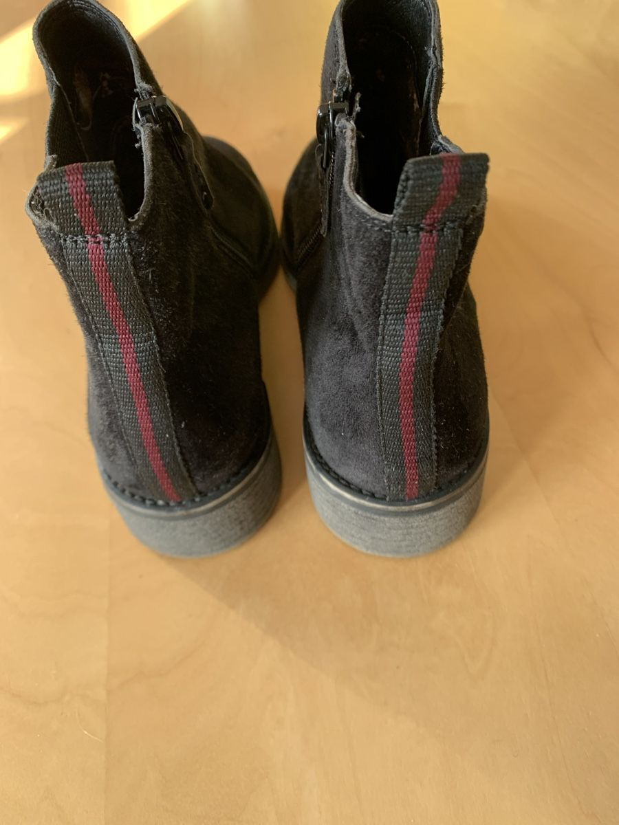 S.Oliver Damenschuhe: s.Oliver Stiefeletten Gr. 38 schwarz, Wildleder – Gebraucht aus Galgenen von Waldliesel 1