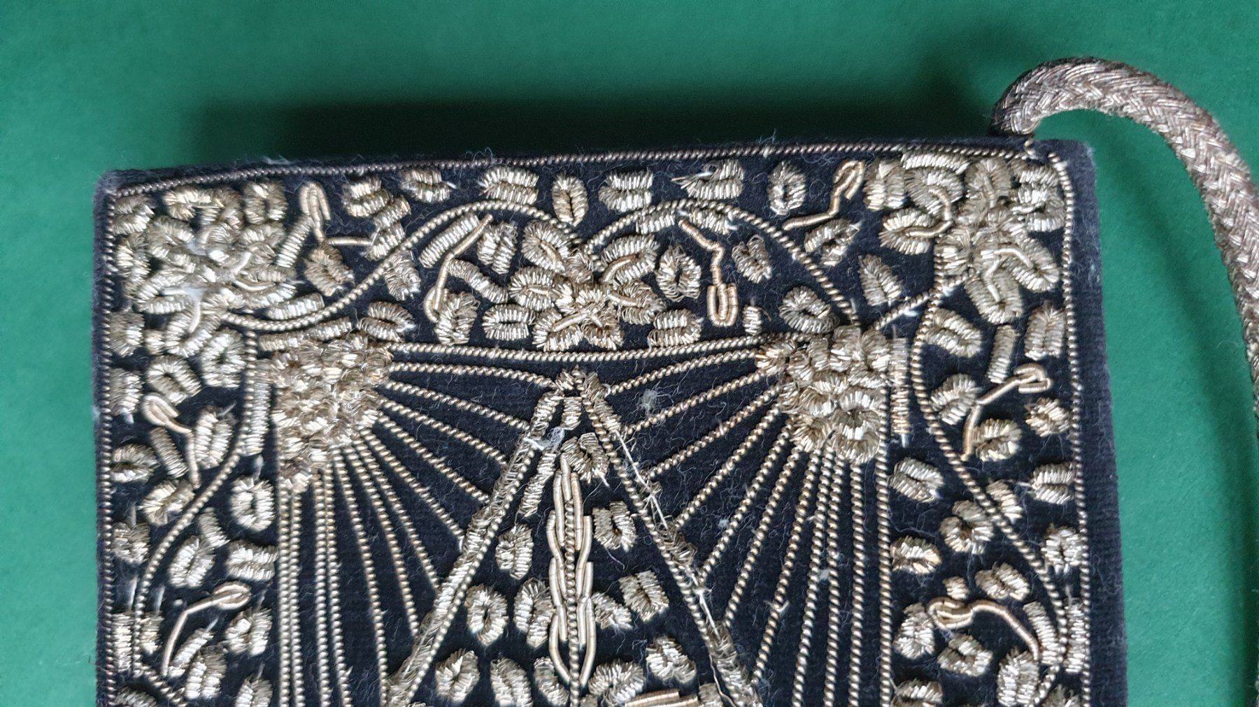 Borse da donna: Abendtasche Silber bestickt SELTENES FUNDSTÜCK – Usato da Seengen venduto da Seestern77 4