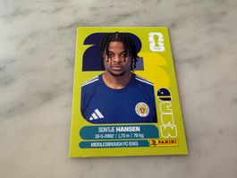 Panini Sticker FIFA Fussball WM 2026 Sontje Hansen CUW 20