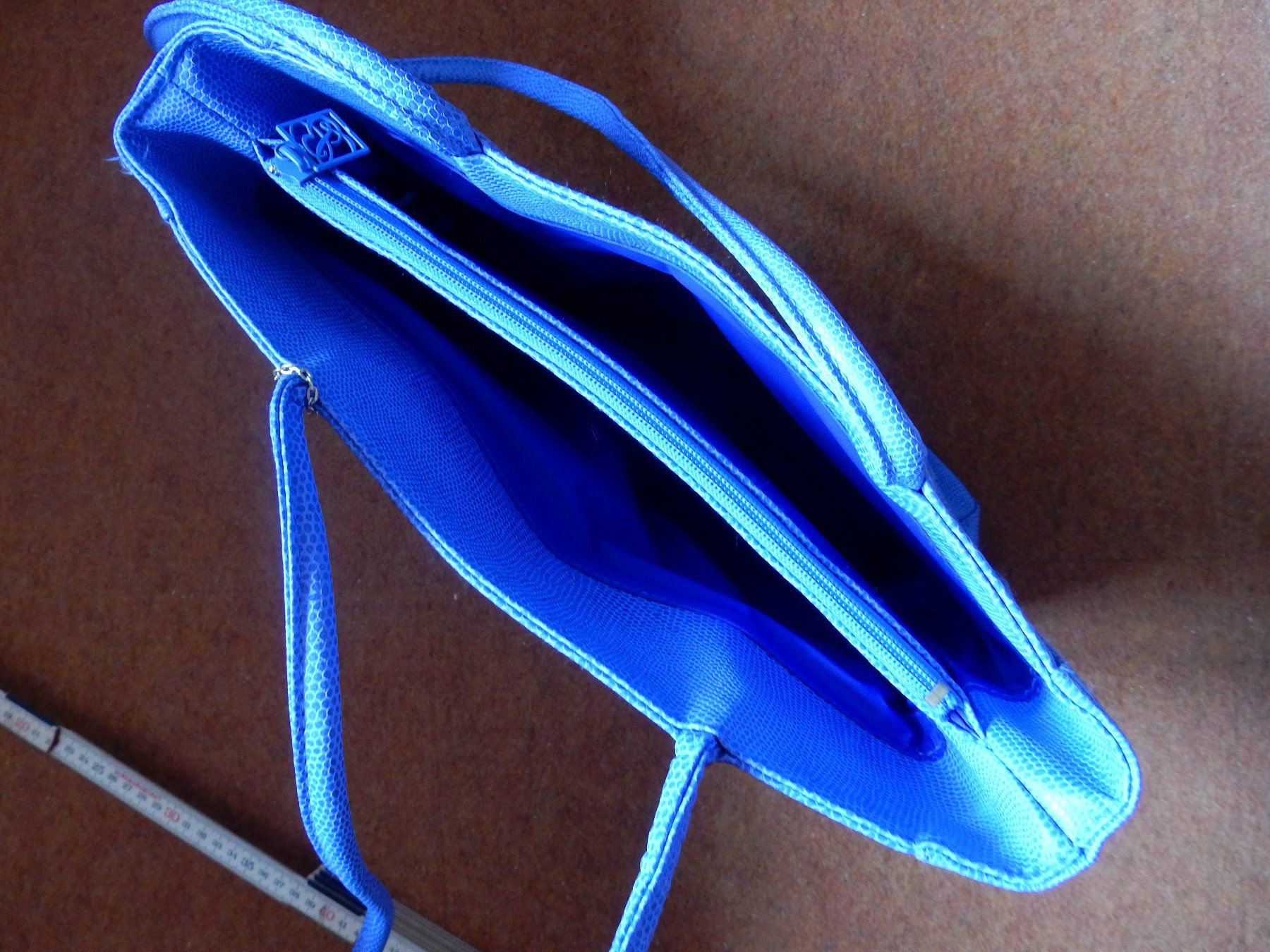 Borse: Tasche Umhängetasche blau mit Innenfächern NEU – Nuovo (secondo la descrizione) da Jona venduto da simongarden 2