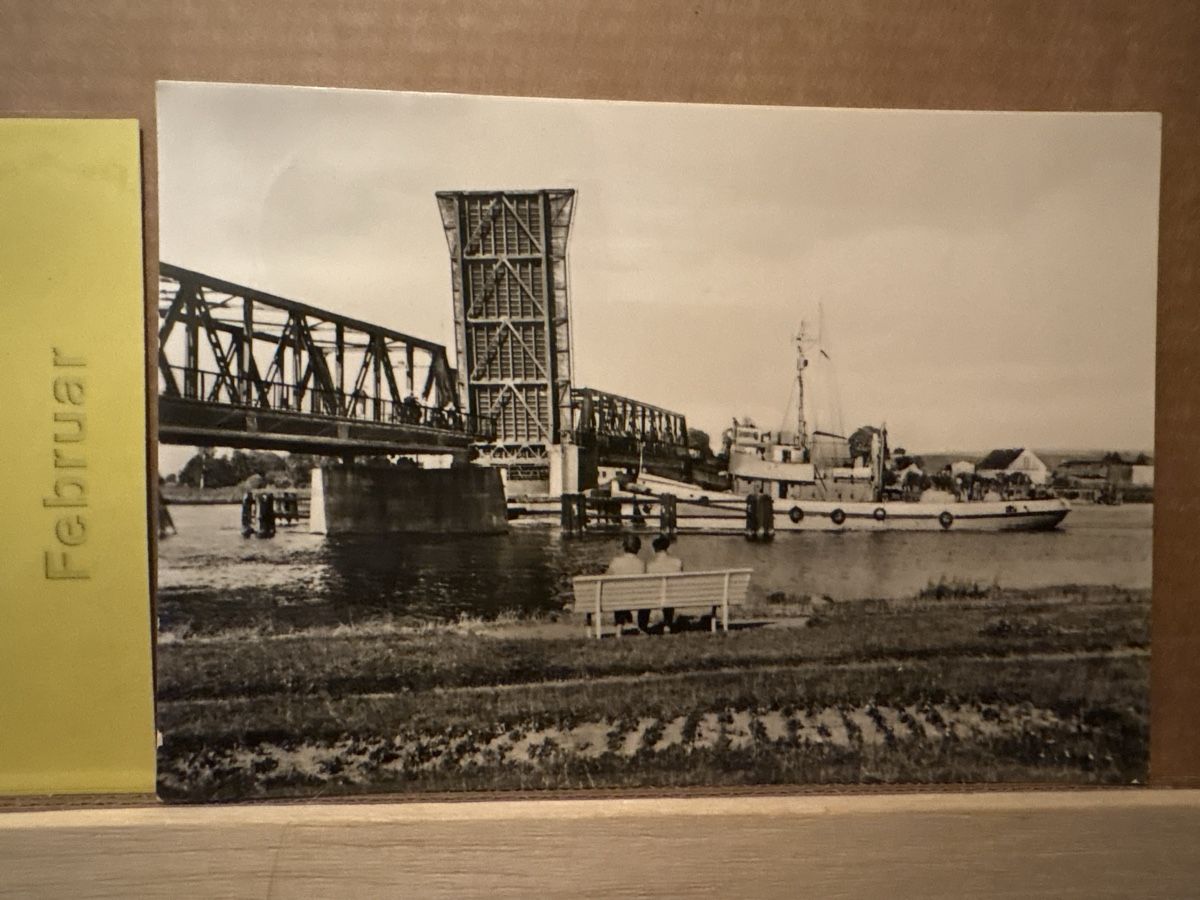 Ansichtskarten: AK von Wolgast Am Hafen – Gebraucht aus Rümlang von Kartenpost1