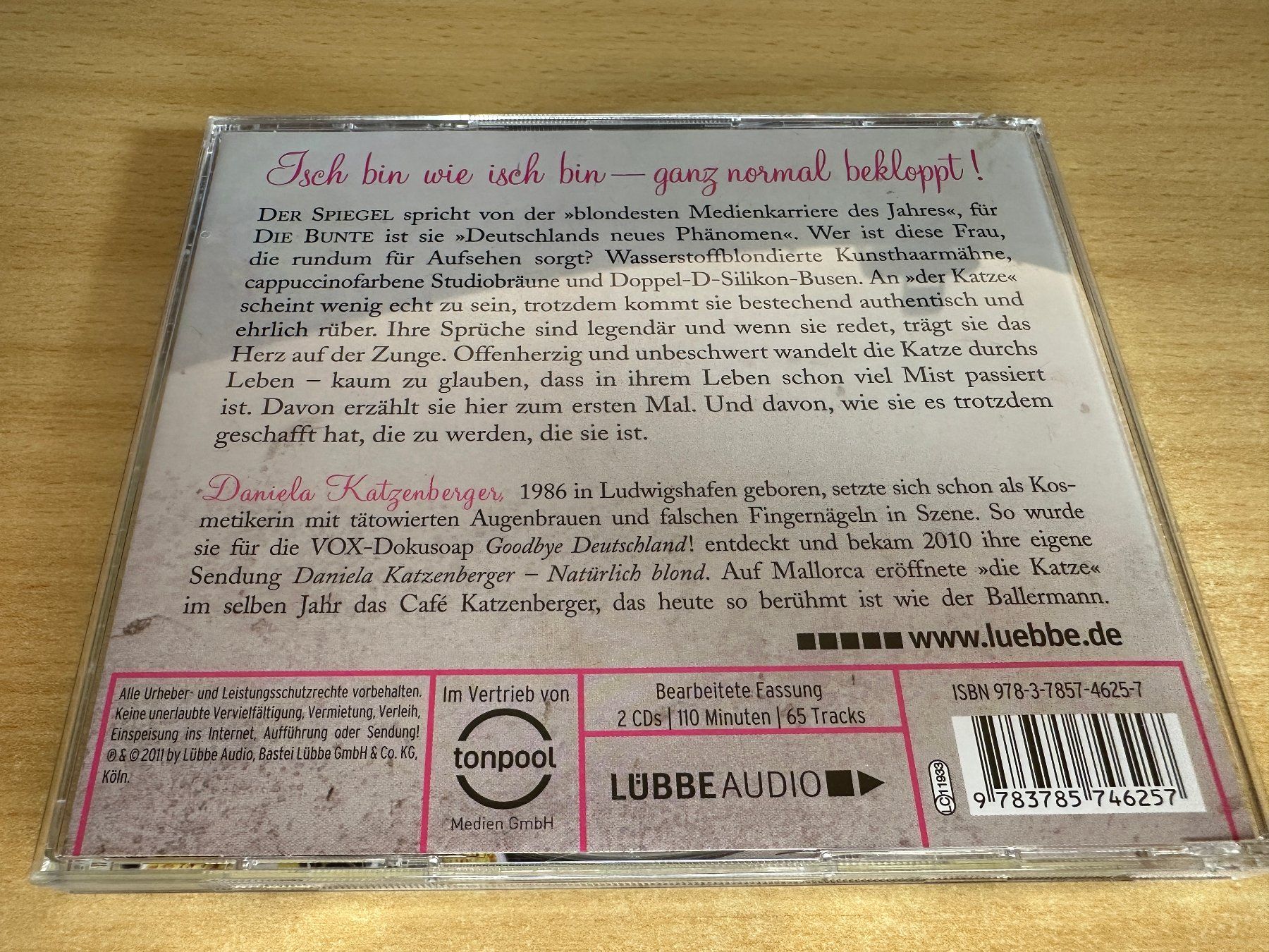 Audiolibri: U9 Daniela Katzenberger - Sei schlau, stell dich dumm - 2 CD – Usato da Rikon im Tösstal venduto da Alpenmutz 1