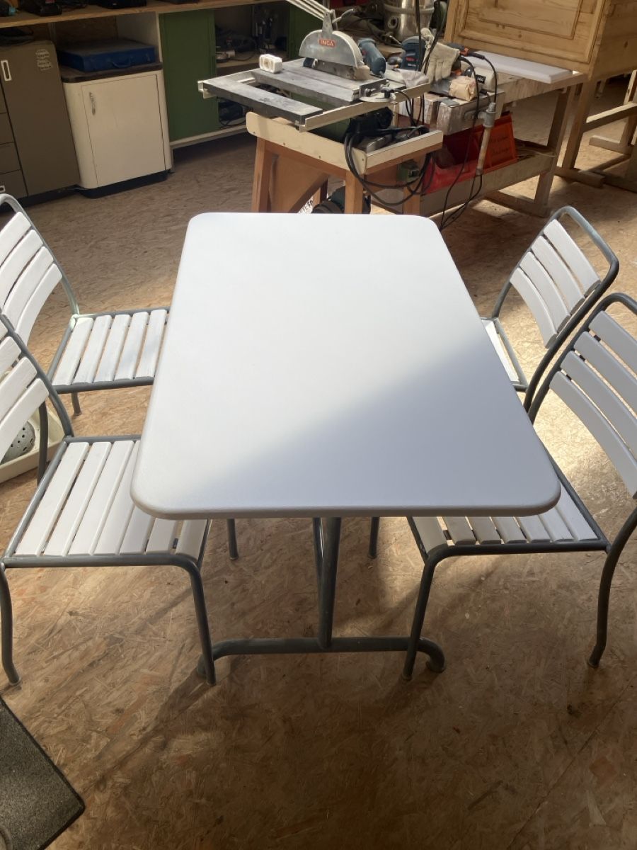 Bigla Set di tavolo e panche: Sissach Bigla Sitzgarnitur Original +++Letzte Aktion+++ – Usato da Erlenbach im Simmental! venduto da Simmentaler-Perlen 8