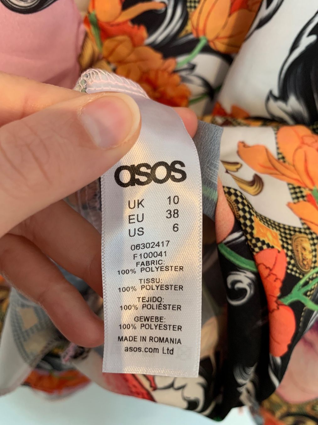 Asos Camicette: Asos Bluse Blumen Gr. 38 / M – Usato da Fislisbach venduto da KolibriSecondhand 9