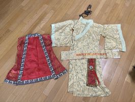Costume traditionnel asiatique, ensemble complet, 10-12ans