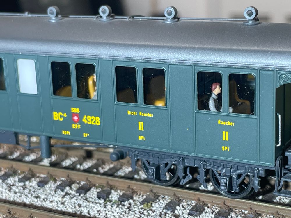 Modelleisenbahnen: SMF, SBB, 3er Wagenset mit Finish, Gleich -oder Wechselstrom – Neu (gemäss Beschreibung) aus Hofstetten ZH von kroki66 8