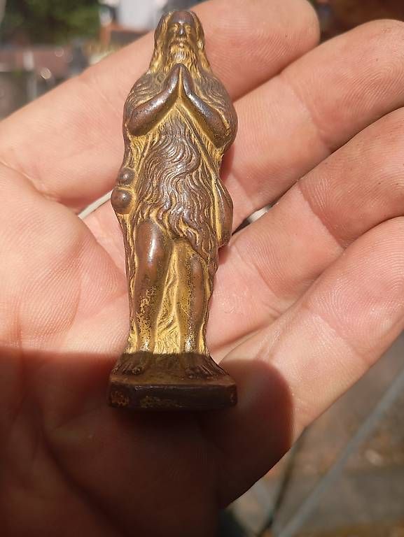 Figuren: Heiligenfigur aus blei oder zinn mann – Gebraucht aus Basel von Petergunn 4