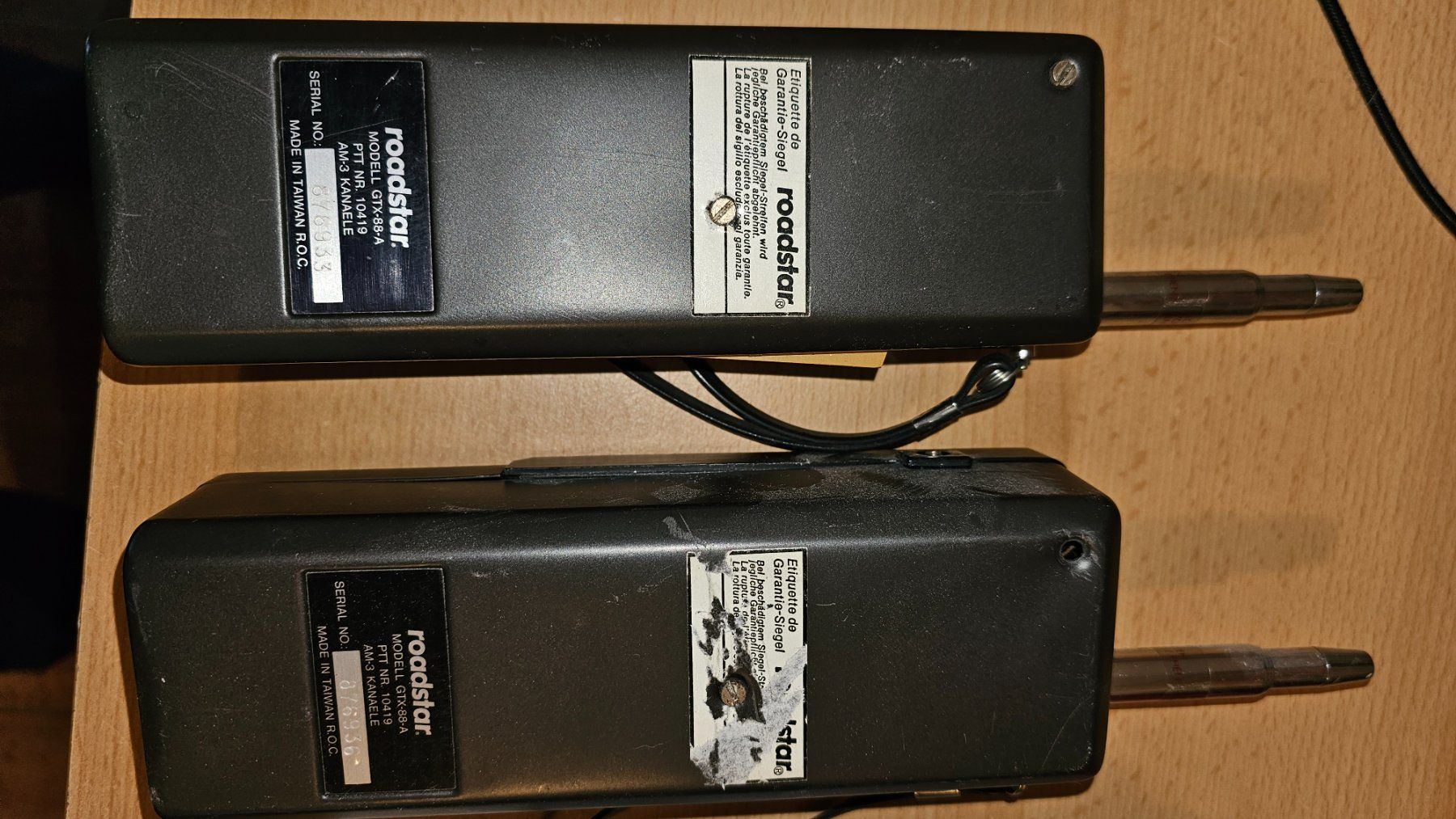 Roadstar Radiocomunicazione: Roadstar GTX 88A Handfunkgeräte – Usato da Hefenhofen venduto da Osstschweiz 1