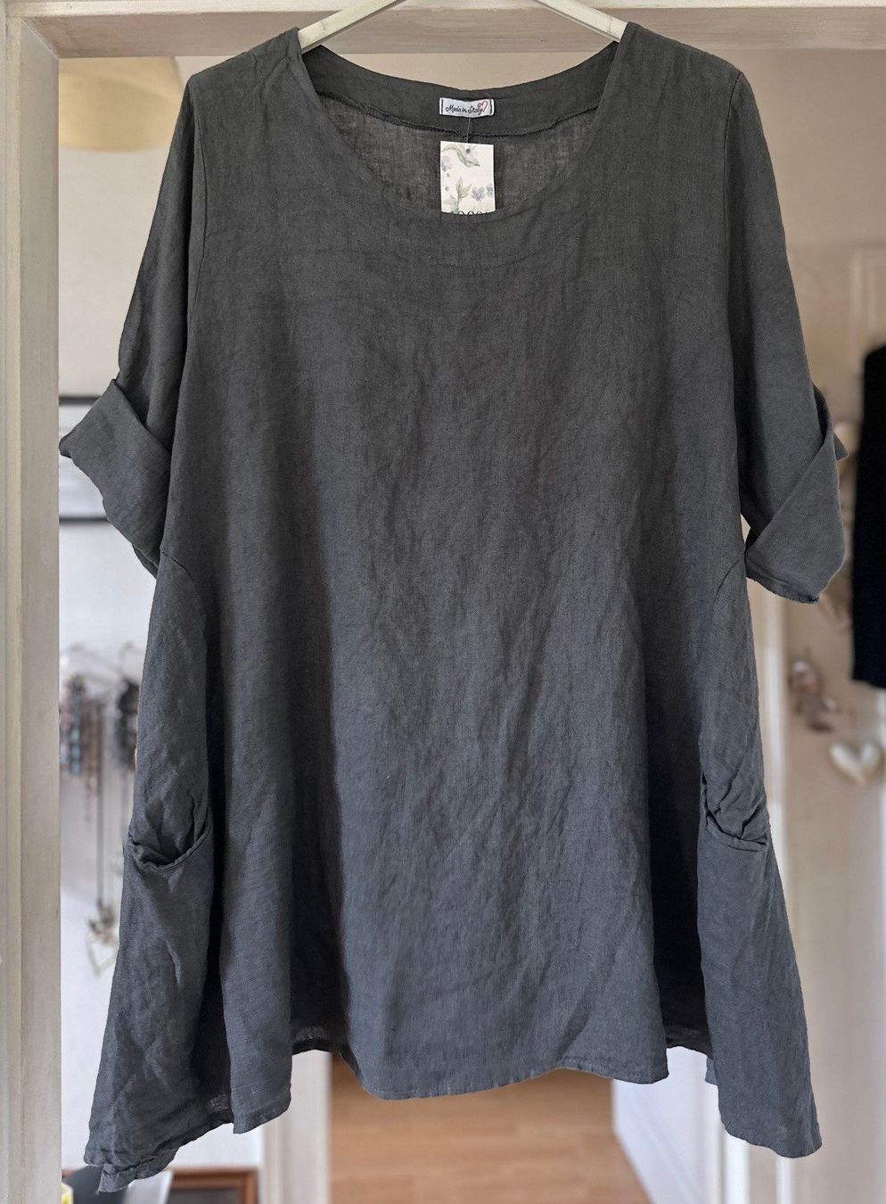 Tuniche: TUNIQUE OVERSIZE EN LIN!! M – Nuovo e nell'imballaggio originale da Locarno venduto da NicoNion