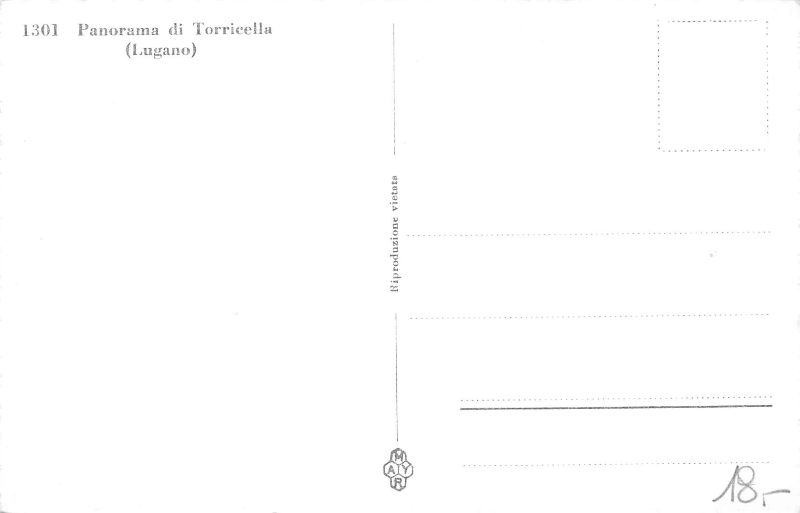 Ansichtskarten: Toriccella Lugano – Gebraucht aus Biasca von Blenio71 1