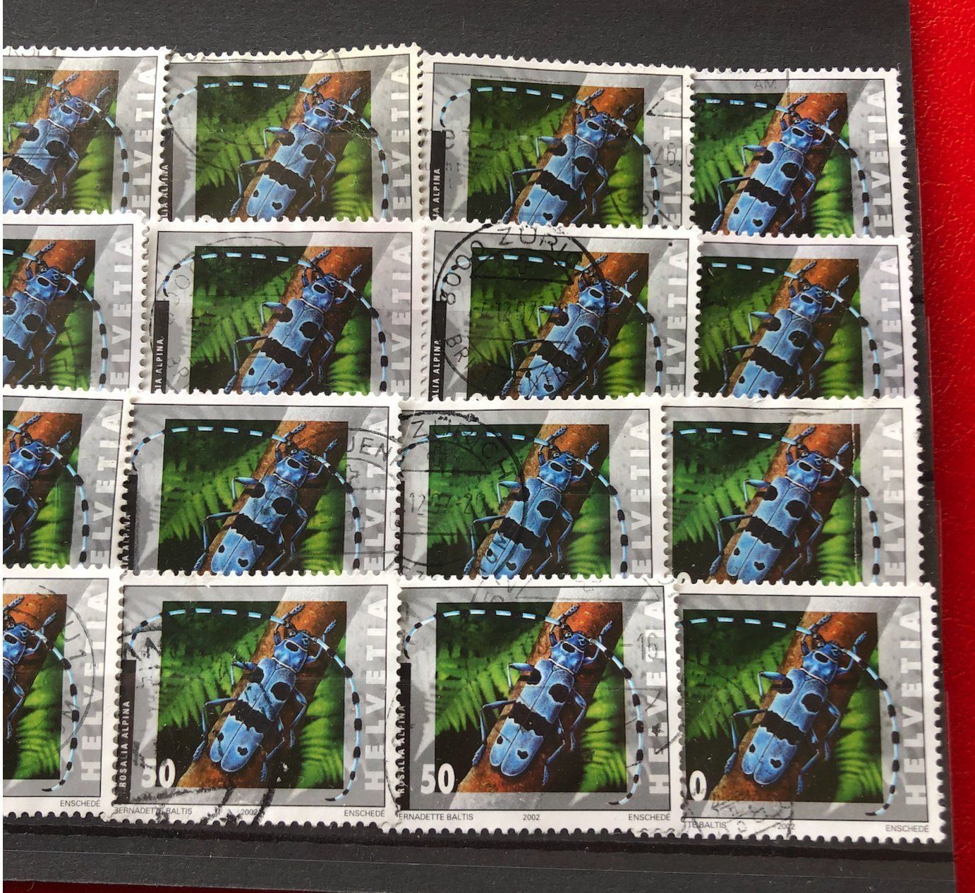 Tutti i francobolli: Nr.1063 mit Stempel 20 Stück – Usato da Aarau venduto da Billa007 2