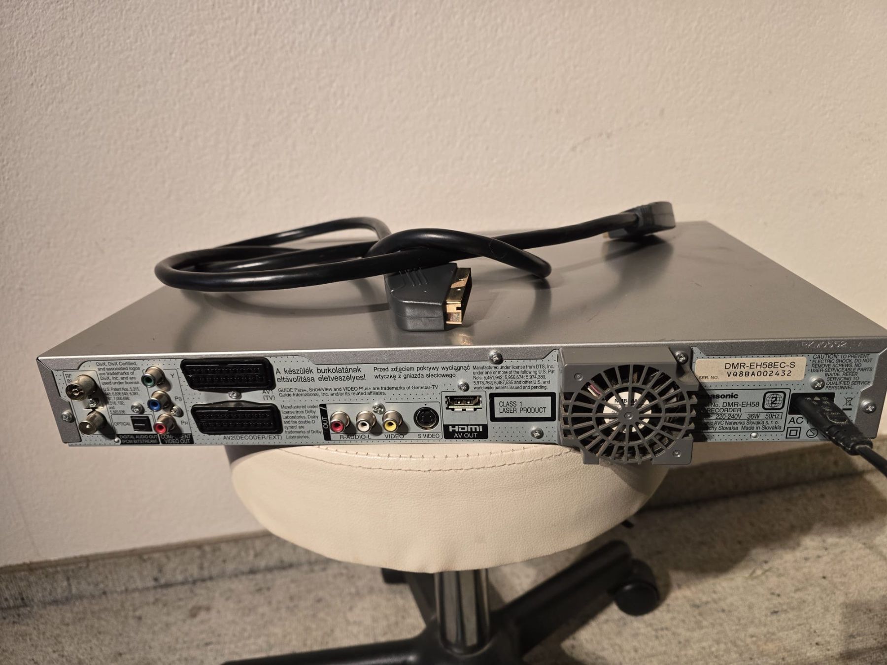 Panasonic Lettore multimediale & Streamer: Panasonic DVD Recorder Model No. DMR-EH58 – Usato da Oberweningen venduto da Achille.3 2