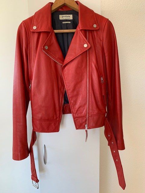 Stradivarius Giacche: Lederjacke rot - Stradivarius – Usato da Beinwil am See venduto da lixo45