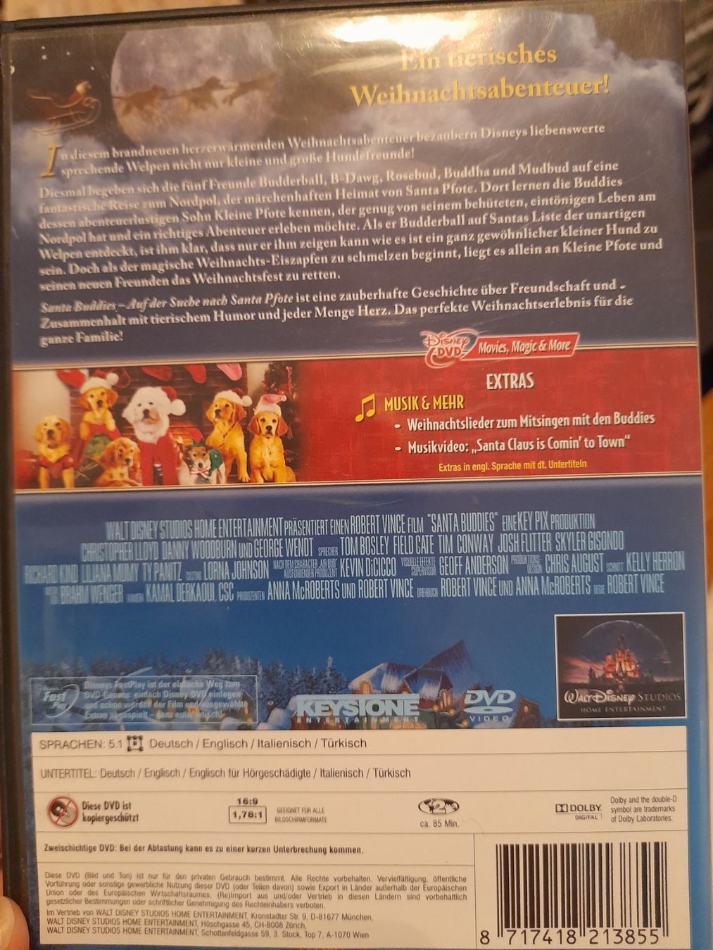 Tutti i DVDs: DVD Disney, Santa Buddies – Usato da Eiken venduto da Lashar 1