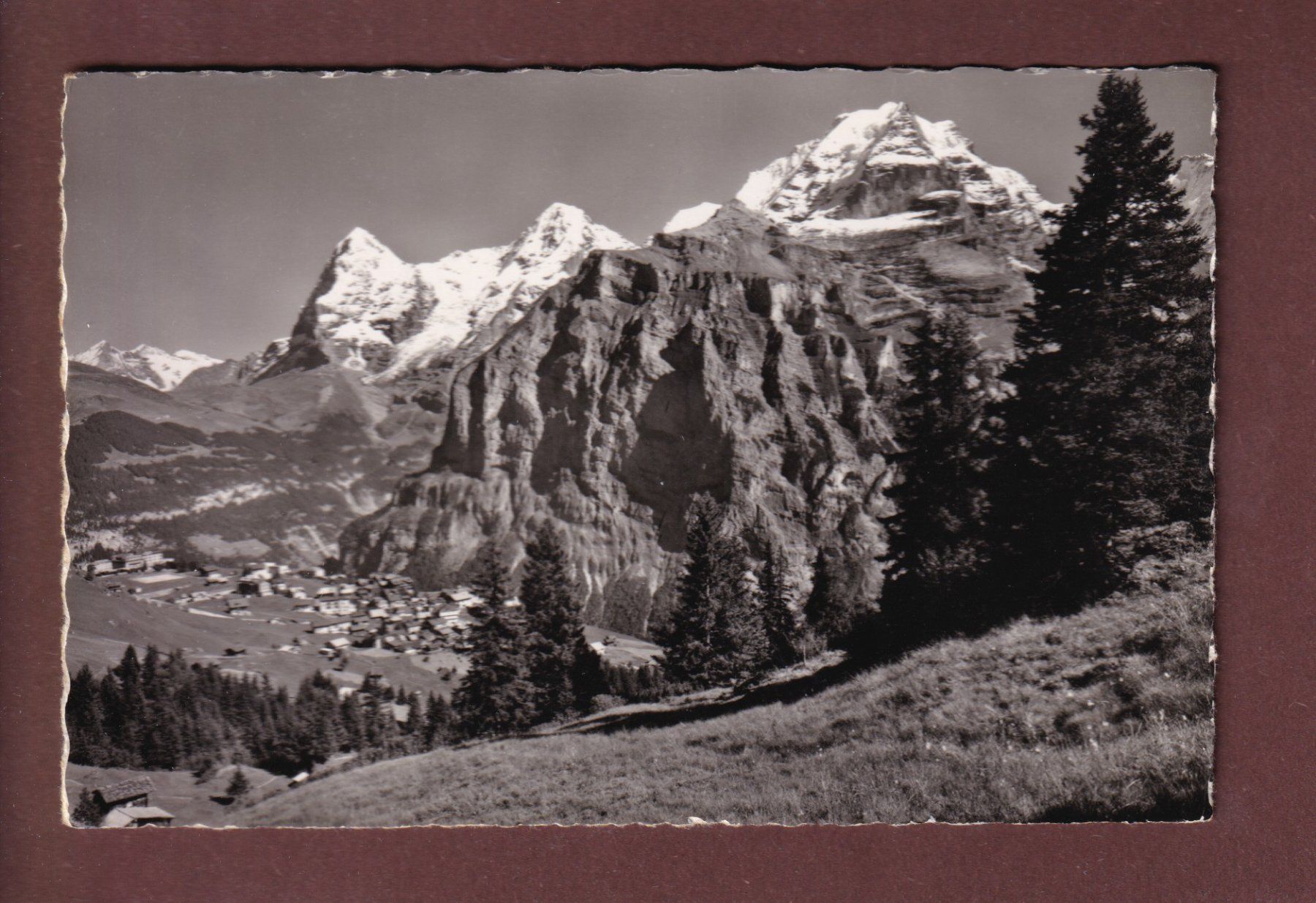 Cartoline postali: MÜRREN - Eiger - Mönch - Jungfrau – Usato da Pully venduto da nicecards-shop