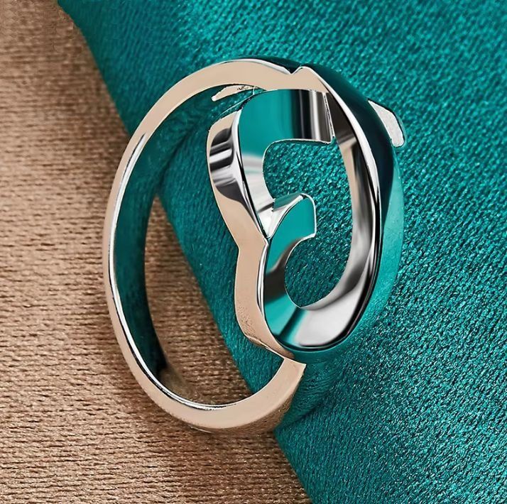 Anelli: Eleganter Ring Liebe, 925 versilbert, Gr. 8 – Nuovo (secondo la descrizione) da Grenchen venduto da dar_6d52 1